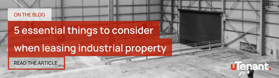 On the blog: 5 essential things to consider when leasing industrial property. Click this banner to read the article.