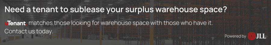 Need a tenant to sublease your surplus warehouse space? uTenant matches those looking for warehouse space with those who have it. Contact us today by clicking this banner.