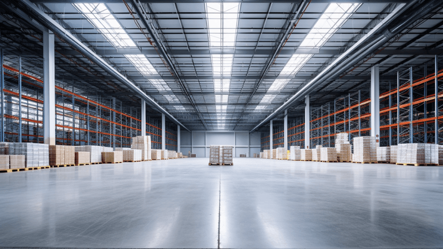Empty and surplus warehouse space