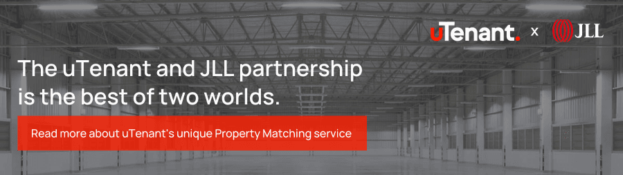 The uTenant and JLL partnership is the best of two worlds. Click this banner to read more about uTenant's unique Property Matching service
